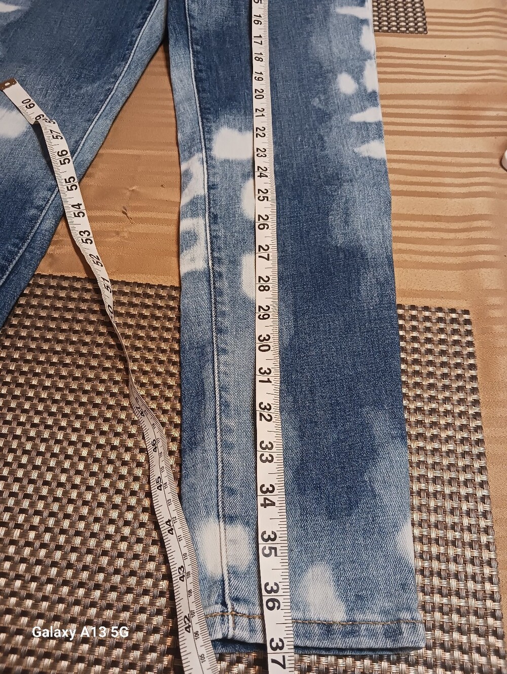 Ralph Lauren Bleached Light Blue Skinny Jeans - Picture 9 of 11